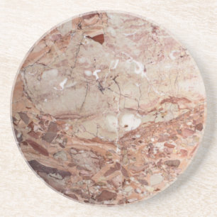 Posavasos De Arenisca Final carmesí del mármol del guijarro de Borgoñ