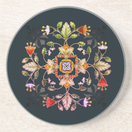 Posavasos de arenisca - Fiori Dark