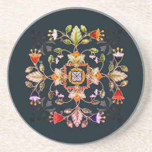 Posavasos de arenisca - Fiori Dark