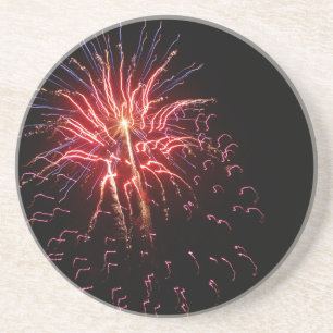 Posavasos De Arenisca Fire Works 2 Coaster