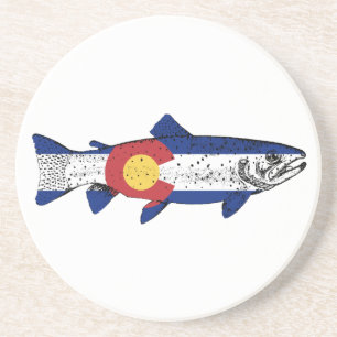 Posavasos De Arenisca Fish Colorado