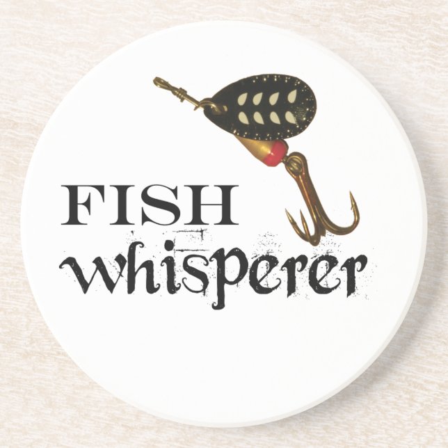 Posavasos De Arenisca Fish Whisperer (Frente)