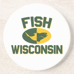 Posavasos De Arenisca Fish Wisconsin