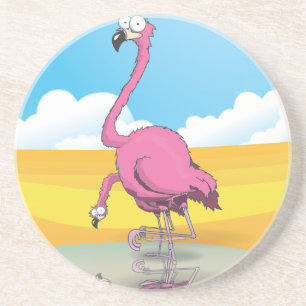 Posavasos De Arenisca flamencos