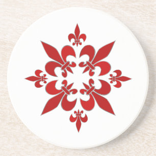Posavasos De Arenisca Fleur de Lis