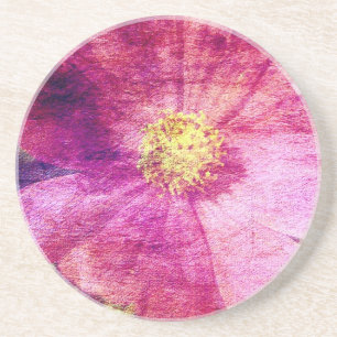 Posavasos De Arenisca Flor de Cosmo