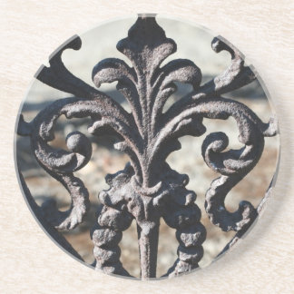 Posavasos De Arenisca Flor de lis del hierro