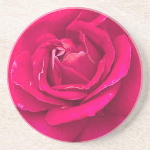Posavasos De Arenisca flor Rosa