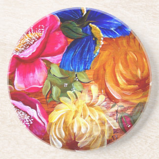 Posavasos De Arenisca Floral
