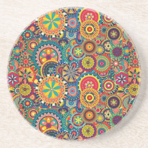 Posavasos De Arenisca Flores Burbujas PinUCES Atarador