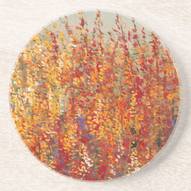 Posavasos De Arenisca Flores de desierto altas temperaturas II (Frente)