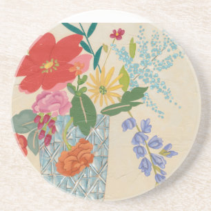 Posavasos De Arenisca Flores de primavera II