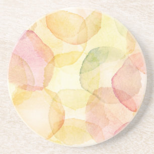 Posavasos De Arenisca Fondo abstracto diseñado con la acuarela