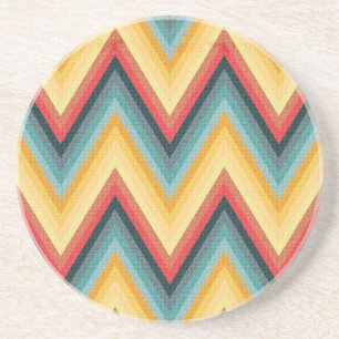 Posavasos De Arenisca Fondo rayado 2 del zigzag