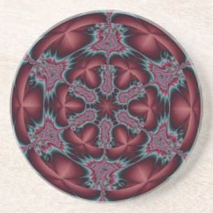 Posavasos De Arenisca Fractal 12 Monstruo