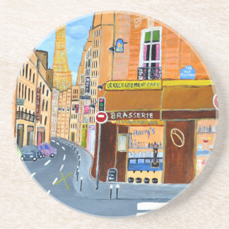 Posavasos De Arenisca Francia, París, Rue Dominique
