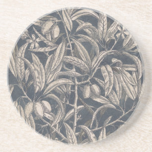 Posavasos De Arenisca Frutas y flores de vintage