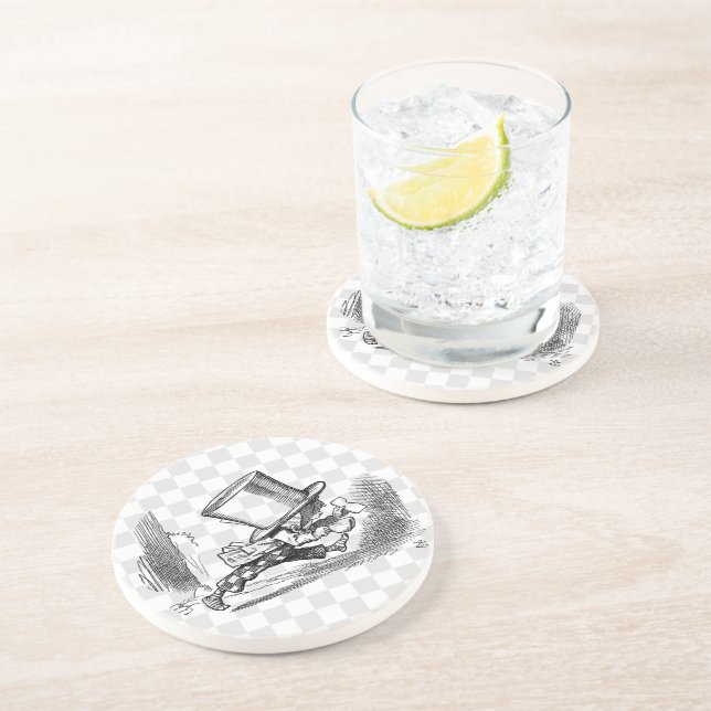 Posavasos De Arenisca Funcionamiento enojado del sombrerero (Lado)