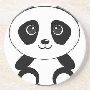 Posavasos De Arenisca Funny bear panda bear panda animals