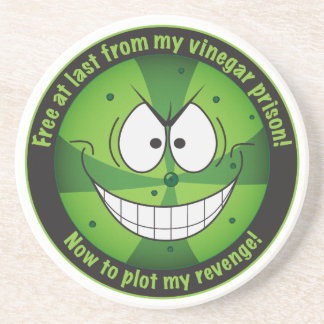Posavasos De Arenisca Funny Pickle Evil Super Villastrería