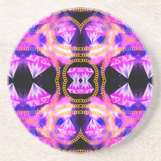 Posavasos De Arenisca galaxia gem (Frente)