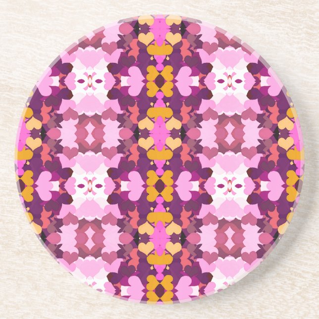 POSAVASOS DE ARENISCA GARDEN FLOWERS (Frente)