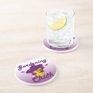 Posavasos De Arenisca Gardening Chick #9