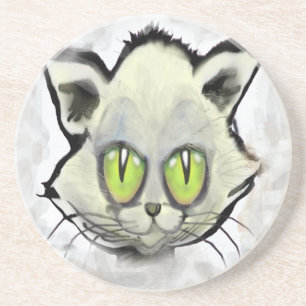 Posavasos De Arenisca Gatito