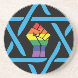 Posavasos De Arenisca Gay Black Jewish
