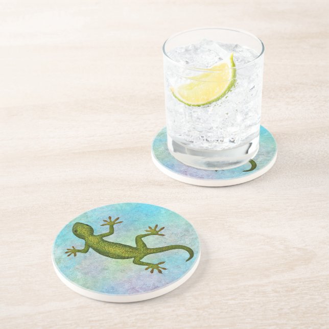 Posavasos De Arenisca Gecko (Lado)