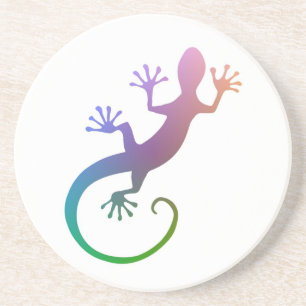 Posavasos De Arenisca Gecko colorido