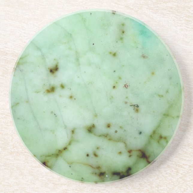 Posavasos De Arenisca Gemstone Series - Jade (Frente)