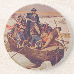 Posavasos De Arenisca George Washington que cruza el río Delaware
