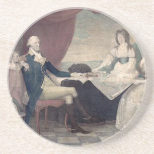 Posavasos De Arenisca George Washington y su montaña rusa
