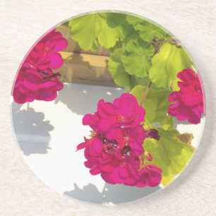 Posavasos De Arenisca Geranio rosa