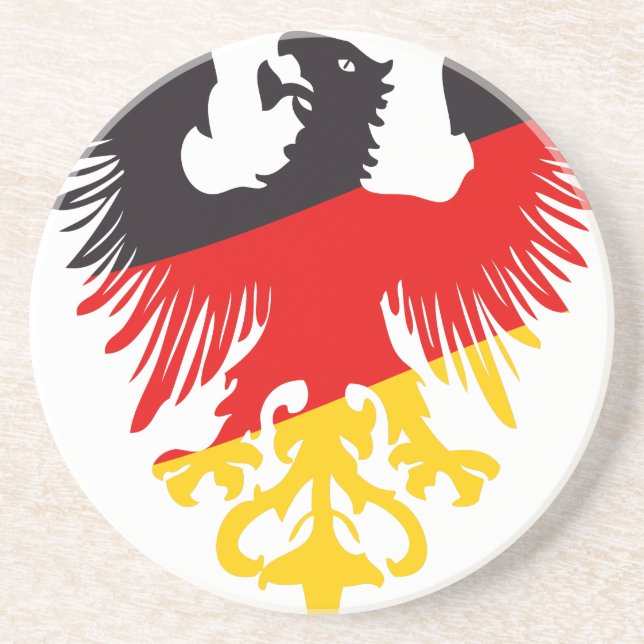 Posavasos De Arenisca German Black Eagle (Frente)