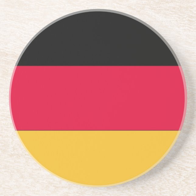 Posavasos De Arenisca German Flag (Frente)