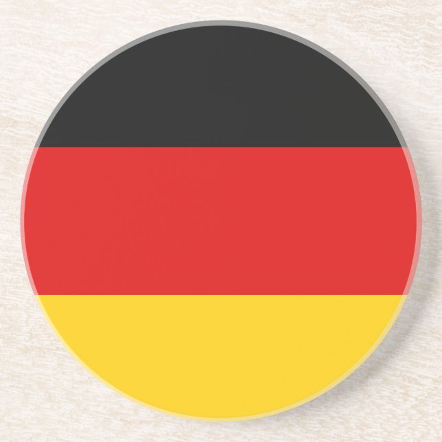 Posavasos De Arenisca German Flag (Frente)