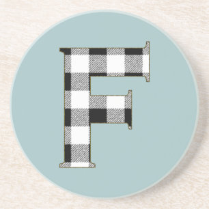 Posavasos De Arenisca Gingham Check F