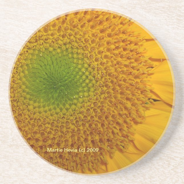 Posavasos De Arenisca Girasol - Pascua (Frente)