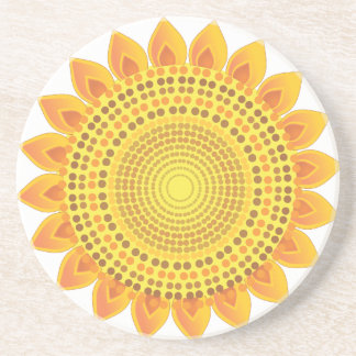 Posavasos De Arenisca Girasoles
