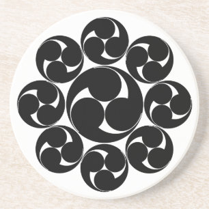 Posavasos De Arenisca Giro de Itakura (Sugaki)