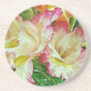 Posavasos De Arenisca Gladiola texturizada