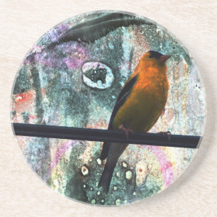 Posavasos De Arenisca Goldfinch Grunge