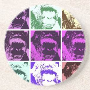 Posavasos De Arenisca Gorilas de arte pop