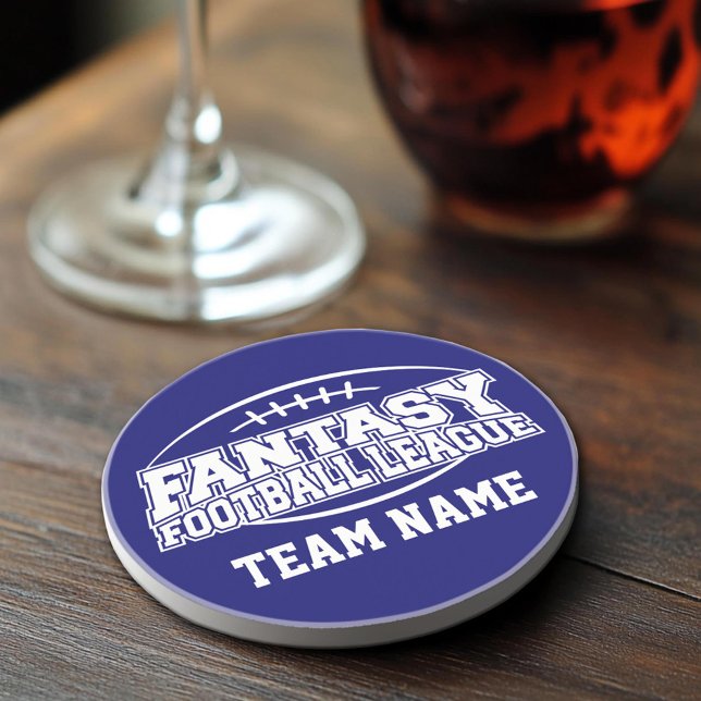 Posavasos De Arenisca Gracioso Fantasy Football FFL Gift - Personalizar (Sandstone Coaster)