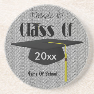 Posavasos De Arenisca Graduación Cap Tassel Lo hice una graciosa montaña