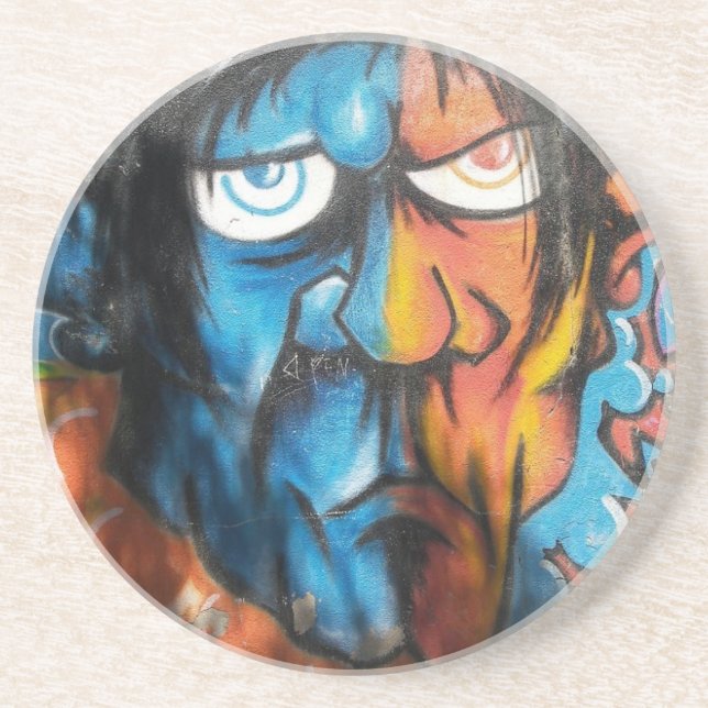 Posavasos De Arenisca Graffiti Art Coaster (Frente)