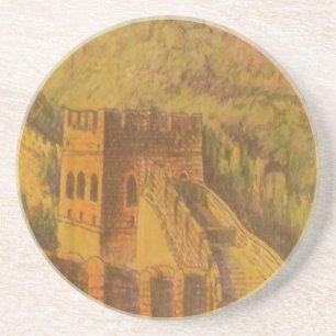 Posavasos De Arenisca Gran escayola de insignia de pared