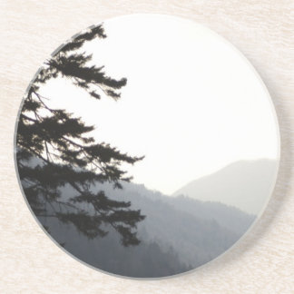 Posavasos De Arenisca Grandes Montañas Humeantes
